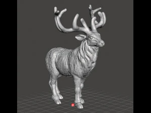 ヘラジカ鹿鹿フィギュアモデル動物生き物野生動物 DND RPG 3Dプリントモデル