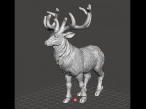 ELK DEER STAG FIGURE MODEL ANIMAL CREATURE WILDLIFE DND RPG 3D Print Model