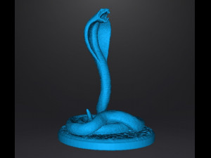 COBRA SNAKE FIGURE MODEL ANIMAL CREATURE FOR GAMES RPG ORNAMENT 3D Print Model
