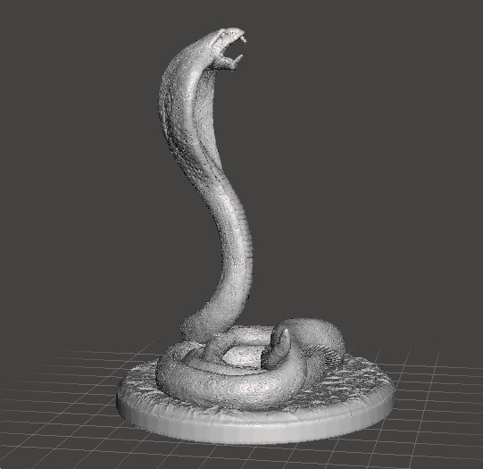 Cobra snake 3D Print Model in Sculpture 3DExport