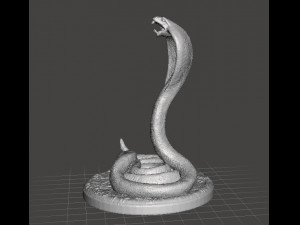 COBRA SNAKE FIGURE MODEL ANIMAL CREATURE FOR GAMES RPG ORNAMENT 3D प्रिंट मॉडल