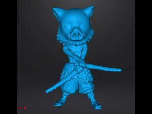 DEMON SLAYER INOSUKE HASHIBIRA FIGURE MODEL ANIME HERO 3D Print Model