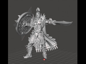ARES GREEK WARRIOR HERO MINIATURE MODEL FOR FANTASY GAMES AND DND RPG 3D Print Model