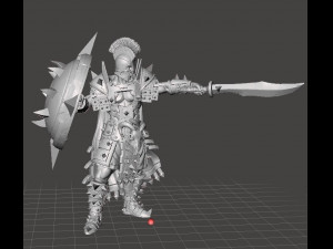 ARES GREEK WARRIOR HERO MINIATURE MODEL FOR FANTASY GAMES AND DND RPG Modello di stampa 3D