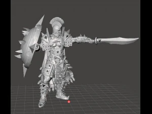 FANTEZİ OYUNLAR VE DND RPG İ&Ccedil;İN ARES YUNAN SAVAŞ&Ccedil;I KAHRAMAN MİNYAT&Uuml;R MODELİ 3D Baskı Modeli