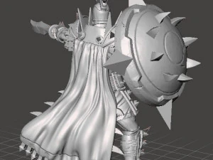 FANTEZİ OYUNLAR VE DND RPG İ&Ccedil;İN ARES YUNAN SAVAŞ&Ccedil;I KAHRAMAN MİNYAT&Uuml;R MODELİ 3D Baskı Modeli