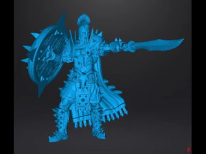 FANTEZİ OYUNLAR VE DND RPG İ&Ccedil;İN ARES YUNAN SAVAŞ&Ccedil;I KAHRAMAN MİNYAT&Uuml;R MODELİ 3D Baskı Modeli