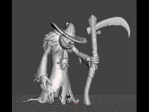 Jack O Lantern Boss miniature model for fantasy games dnd rpg 3Dプリントモデル