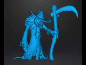 Jack O Lantern Boss miniature model for fantasy games dnd rpg Modelo de impresión 3D