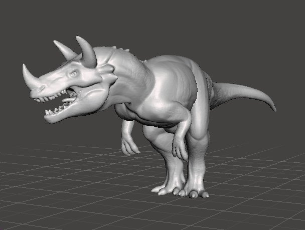 Modelo de jogo da idade da pedra de dinossauros Modelo 3D