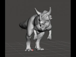 Реалистичная фигурка Греймона Ти-Рекса, миниатюрная модель, динозавр, монстр, dnd, ролевая игра, дикая природа 3D Принт Модель