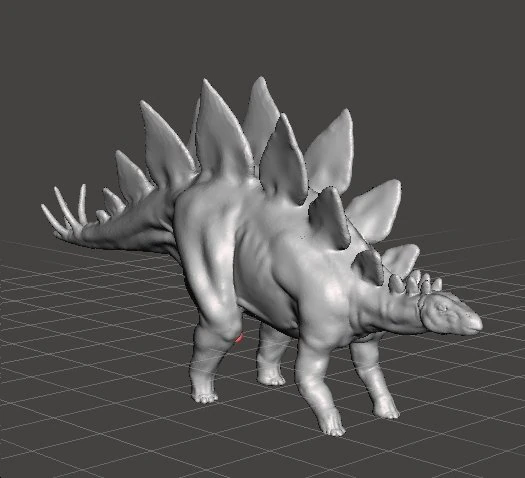Stegosaurus figure miniature model dinosaur monster dnd rpg 3D Print Model .c4d .max .obj .3ds .fbx .stl .blend