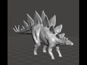 Stegosaurus figure miniature model dinosaur monster dnd rpg 3D Print Model