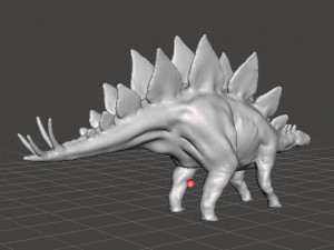 Stegosaurus figure miniature model dinosaur monster dnd rpg Modelo de Impressão 3D