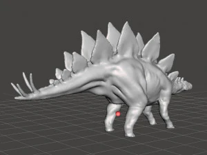 Stegosaurus figure miniature model dinosaur monster dnd rpg 3D Print Model