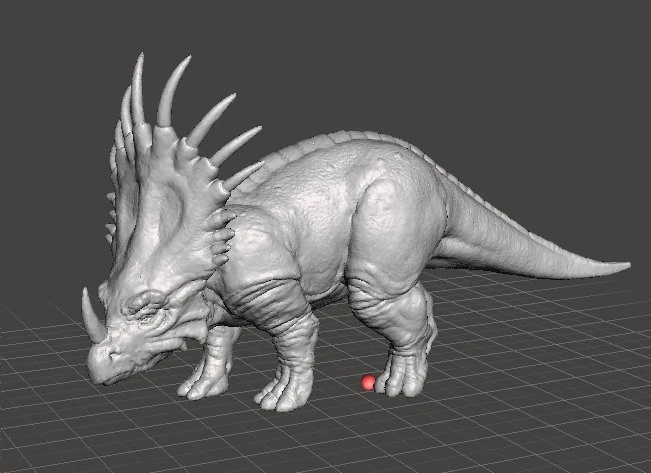 Realistic Styracosaurus figure miniature model dinosaur monster dnd rpg 3D Print Model .c4d .max .obj .3ds .fbx .stl .blend 