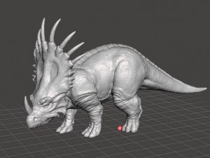 Realistic Styracosaurus figure miniature model dinosaur monster dnd rpg 3D Print Model