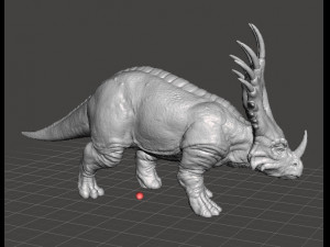 Realistic Styracosaurus figure miniature model dinosaur monster dnd rpg 3D Принт Модель
