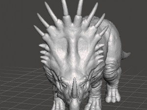 Realistic Styracosaurus figure miniature model dinosaur monster dnd rpg 3D Принт Модель