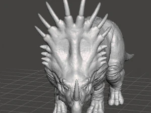 Realistic Styracosaurus figure miniature model dinosaur monster dnd rpg 3D Print Model