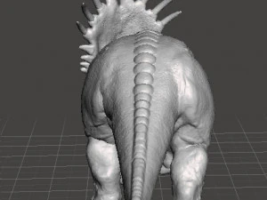 Realistic Styracosaurus figure miniature model dinosaur monster dnd rpg 3D Print Model