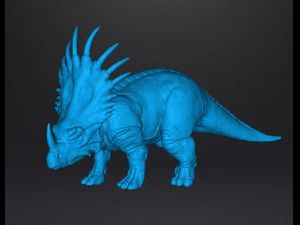 Realistic Styracosaurus figure miniature model dinosaur monster dnd rpg 3D Print Model