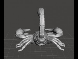 SCORPION REALISTIC FIGURE MODEL ANIMAL CREATURE WILDLIFE DND AND RPG Model do druku 3D