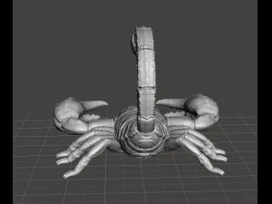 SCORPION REALISTIC FIGURE MODEL ANIMAL CREATURE WILDLIFE DND AND RPG 3D Print Model
