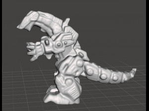 DEATH SAURER GASHAPON PVC PLASTIC FIGURE TOY MINI MODEL 3D-Druckmodell