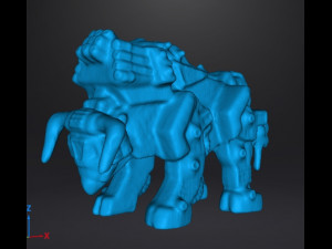 BULL DIBISON GASHAPON PVC PLASTIC FIGURE TOY MINI MODEL 3D Print Model