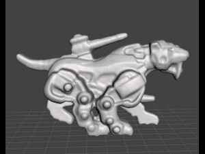 SABER TIGER GASHAPON PVC PLASTIC FIGURE TOY MINI MODEL ANIMAL SCIFI 3D 打印模型