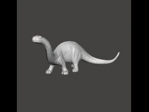 BRONTOSAURUS 70S VINTAGE TOY FIGURE MODEL FOR KIDS DINOSAUR 3D Print Model