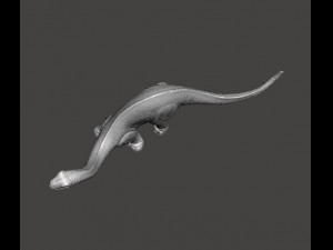 BRONTOSAURUS 70S VINTAGE TOY FIGURE MODEL FOR KIDS DINOSAUR 3D प्रिंट मॉडल