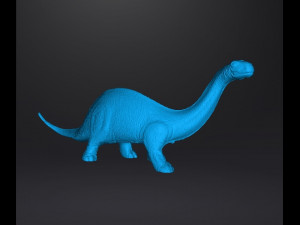 BRONTOSAURUS 70S VINTAGE TOY FIGURE MODEL FOR KIDS DINOSAUR 3D प्रिंट मॉडल