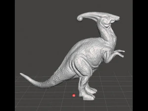 Parasaurolophus figura juguete miniatura modelo dinosaurio monstruo dnd rpg vida silvestre Modelo de impresión 3D