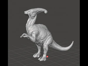 Parasaurolophus figura juguete miniatura modelo dinosaurio monstruo dnd rpg vida silvestre Modelo de impresión 3D