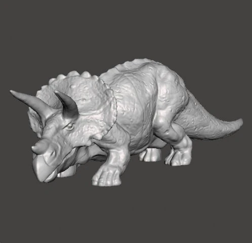 Triceratops figure toy miniature model dinosaur monster dnd rpg wildlife 3D Print Model .c4d .max .obj .3ds .fbx .stl .blend 