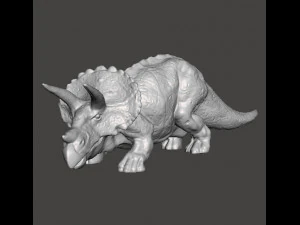 Triceratops figure toy miniature model dinosaur monster dnd rpg wildlife 3D Print Model