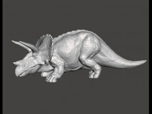 Triceratops figure toy miniature model dinosaur monster dnd rpg wildlife 3D Print Model