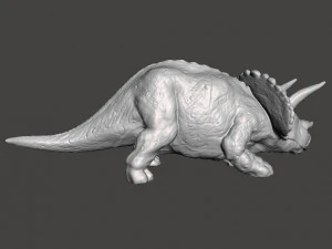 Triceratops figure toy miniature model dinosaur monster dnd rpg wildlife 3D Print Model