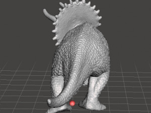 Triceratops realistic figure miniature model dinosaur monster dnd rpg wildlife 3D प्रिंट मॉडल