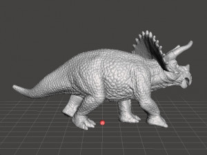 Triceratops realistic figure miniature model dinosaur monster dnd rpg wildlife 3D प्रिंट मॉडल
