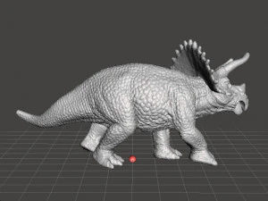 Triceratops realistic figure miniature model dinosaur monster dnd rpg wildlife 3D Print Model