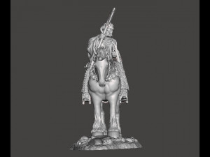 DEALER OF DEATH ON HORSE ART FIGURE STATUE DIORAMA MODEL FANTASY COLLECTIBLE 3Dプリントモデル