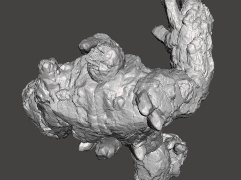 STONE GOLEM MINIATURE MODEL FOR FANTASY GAMES DND RPG Modello di stampa 3D