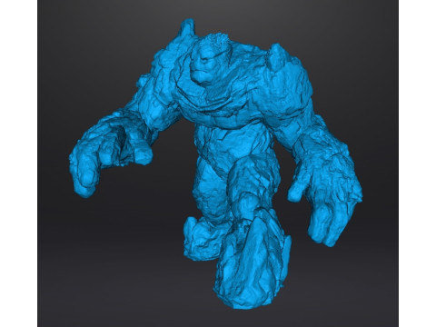STONE GOLEM MINIATURE MODEL FOR FANTASY GAMES DND RPG Modello di stampa 3D