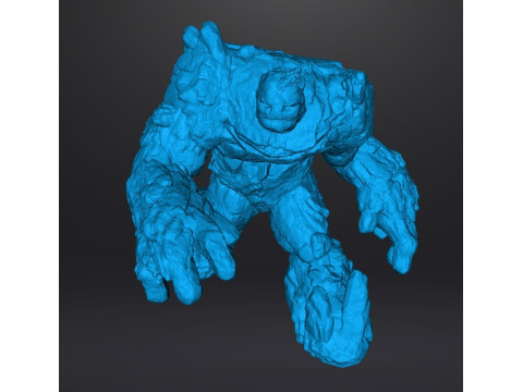 STONE GOLEM MINIATURE MODEL FOR FANTASY GAMES DND RPG Modello di stampa 3D