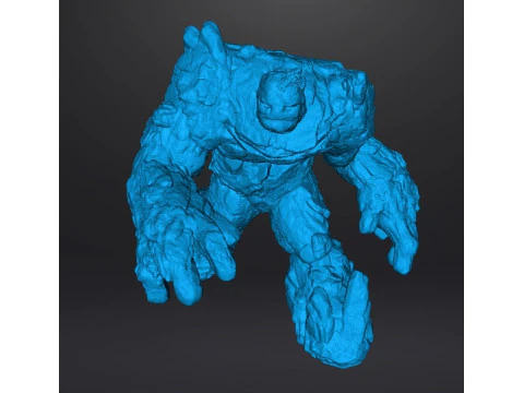 STONE GOLEM MINIATURE MODEL FOR FANTASY GAMES DND RPG 3D Print Model