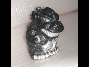 SD HEISEI GODZILLA 1992 PVC VINTAGE FIGURE 15 INCH CHIBI SUPER DEFORMED 3D Print Model