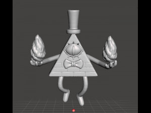 GRAVITY FALLS BILL CIPHER VINTAGE FIGURE MODEL STATUE EVIL 3D-printmodel
